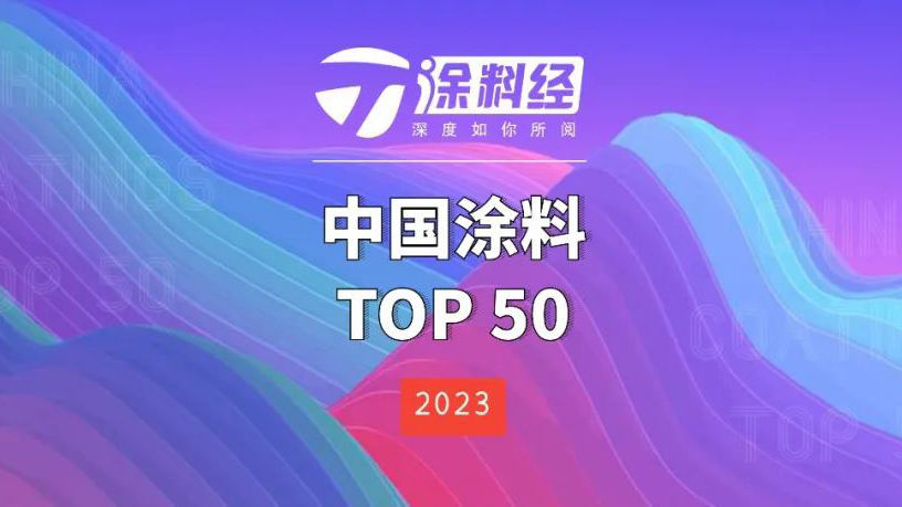 “2023中国涂料头部企业50强”排行榜