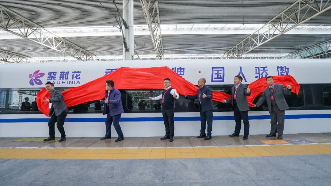 紫荆花第二列冠名高铁首发在即，你知道冠名一趟高铁多少钱？