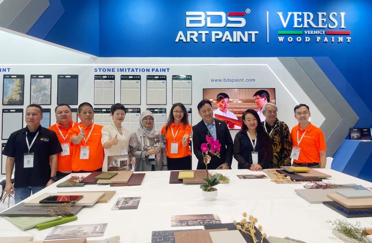 巴德士集团出海闪耀2025印尼涂料展，全球化战略全面提速