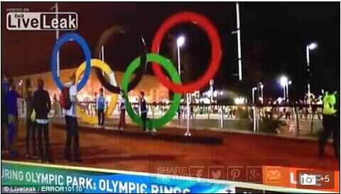 豆腐渣！五环标志一碰就掉漆 熊孩子摊上大事了