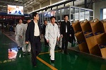 保定市委常委、副市长刘航一行莅临晨阳水漆参观调研