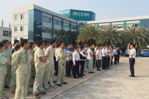 安全重于泰山，汇龙人再现消防战斗力