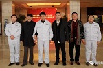 著名表演艺术家杨少华、杨议参观晨阳水漆