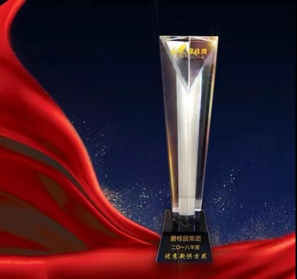 展辰集团&ldquo;经典漆&rdquo;荣获碧桂园2018年度优秀供应商