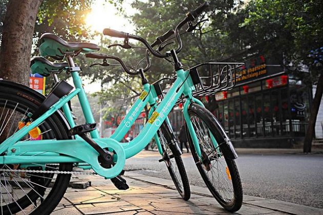 &ldquo;青桔单车&rdquo;使用晨阳水漆涂装