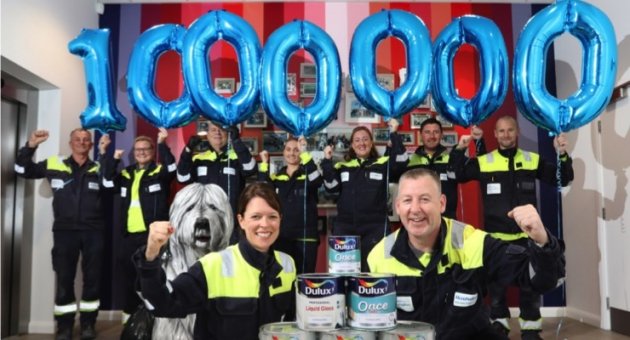 阿克苏诺贝尔英国工厂1周内生产100万升涂料