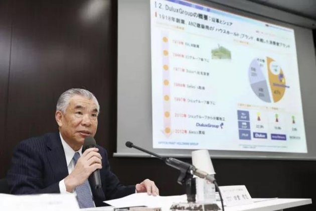 立邦母公司：或研究100%收购立时集团