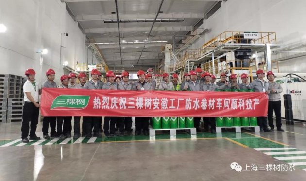 三棵树防水安徽工厂投产，奏响科技防水新篇章