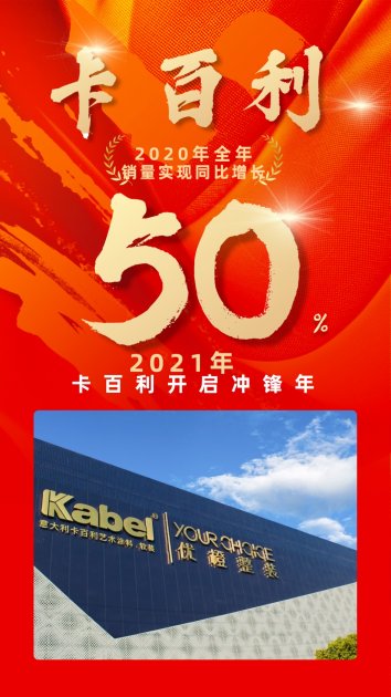 卡百利艺术涂料2020年销售额同比增长50%