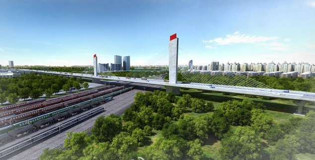 三棵树防水助力世界转体跨度第一的保定乐凯大街斜拉桥建设